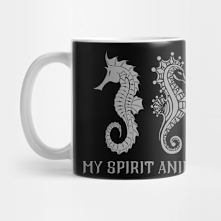 My spirit animal seahorse Duo Mug